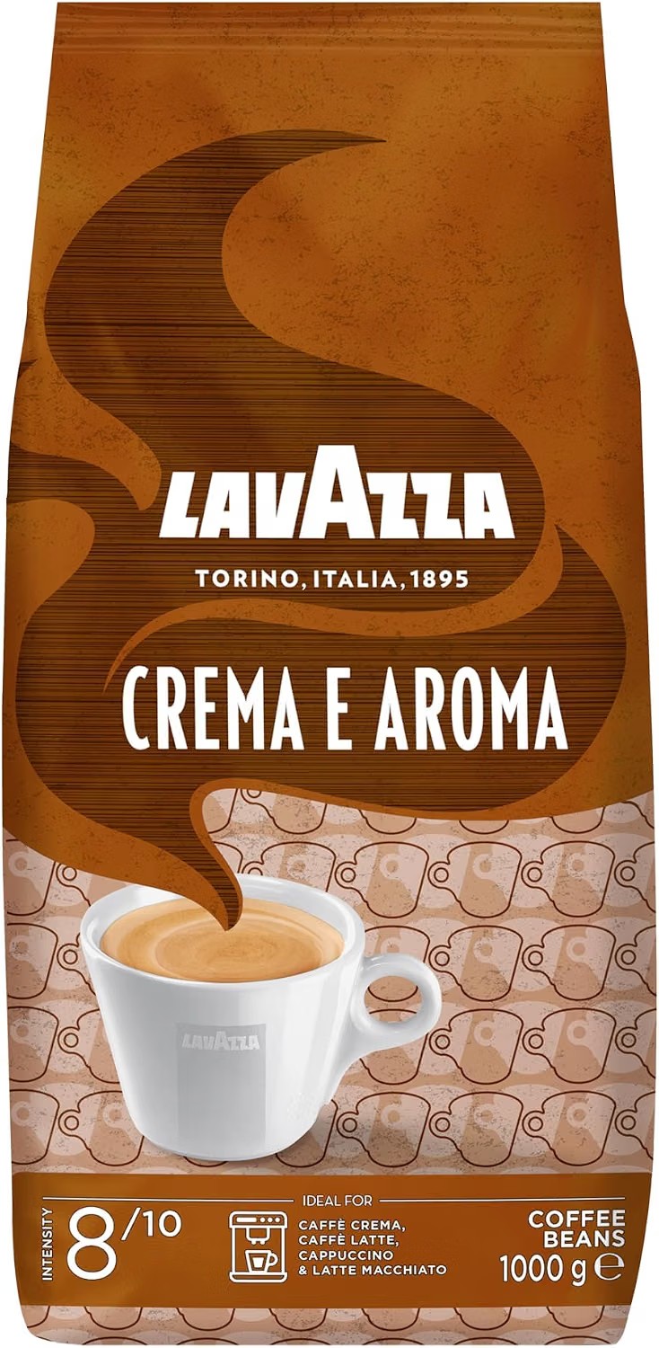 Lavazza Crema e Aroma whole coffee beans, 1kg bag